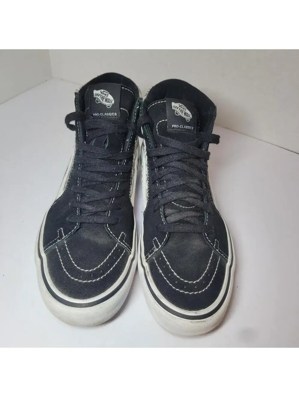Vans Sk8-Hi Pro Baker Black White Skateboards Sneakers Sz 8.0